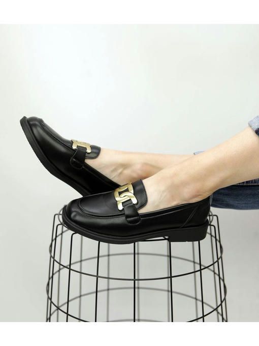 Туфли Лоферы Черные — изображение 3