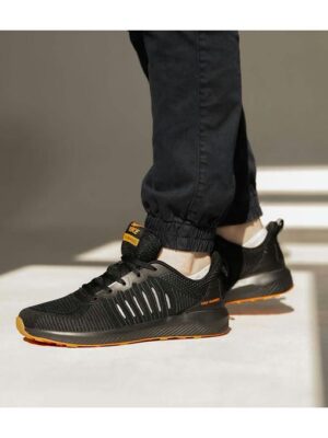 Кроссовки Черные оранжевые