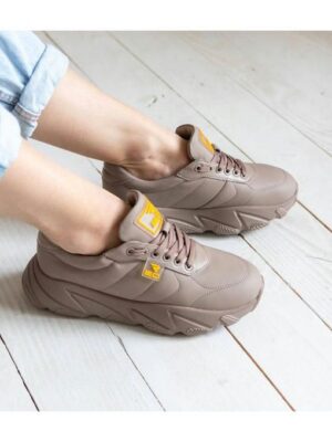 Кроссовки Бежевые