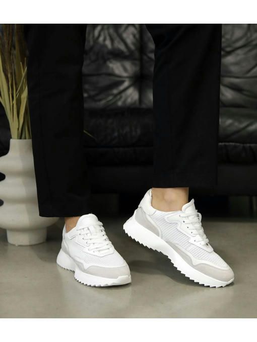 Кроссовки Белые серые — изображение 4