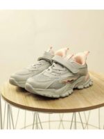 Кроссовки Серые розовые