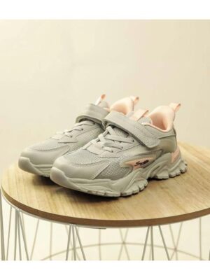 Кроссовки Серые розовые