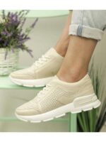 Кроссовки Светло-бежевые