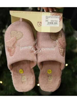 Домашние тапочки Розовые
