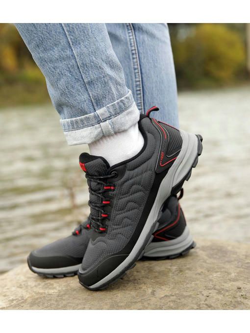 Кроссовки Темно-серые красные — изображение 5