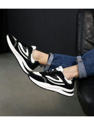 Кроссовки Черные белые