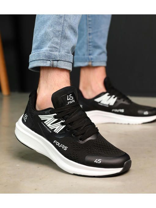 Кроссовки Черные белые — изображение 2