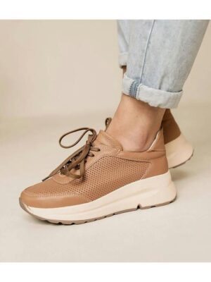 Кроссовки Бежевые