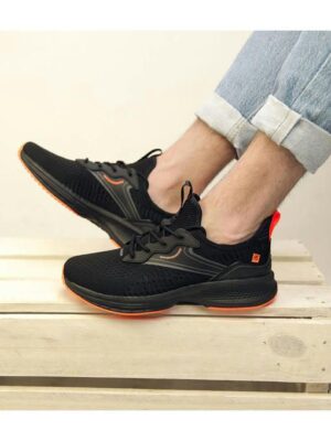 Кроссовки Черные оранжевые