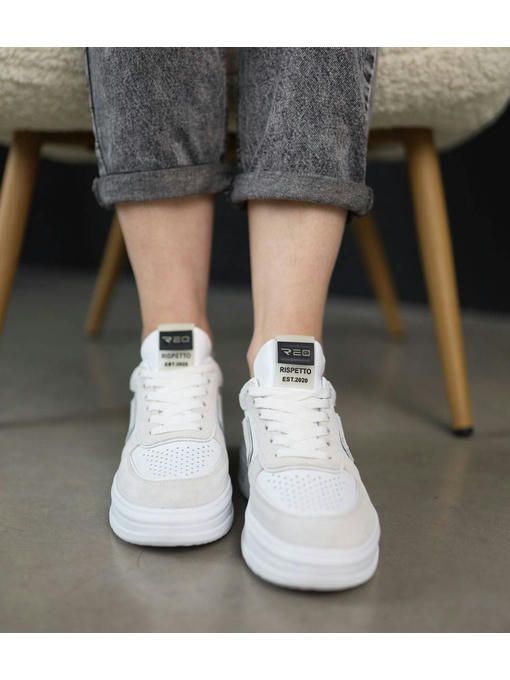 Кроссовки Белые серые — изображение 5