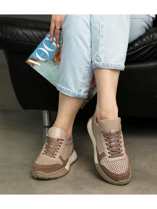 Кроссовки Бежевые — изображение 4