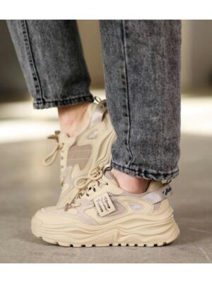 Кроссовки Бежевые