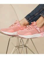 Кроссовки Розовые белые