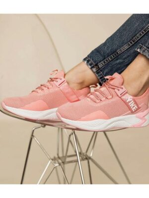 Кроссовки Розовые белые