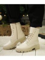 Ботинки Светло-бежевые