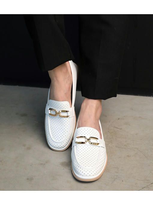 Лоферы Белые — изображение 6