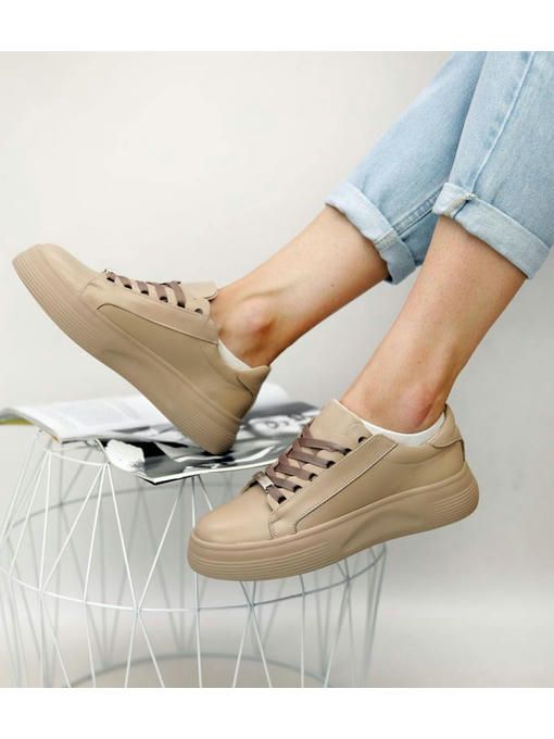 Кеды Темно-бежевые — изображение 5