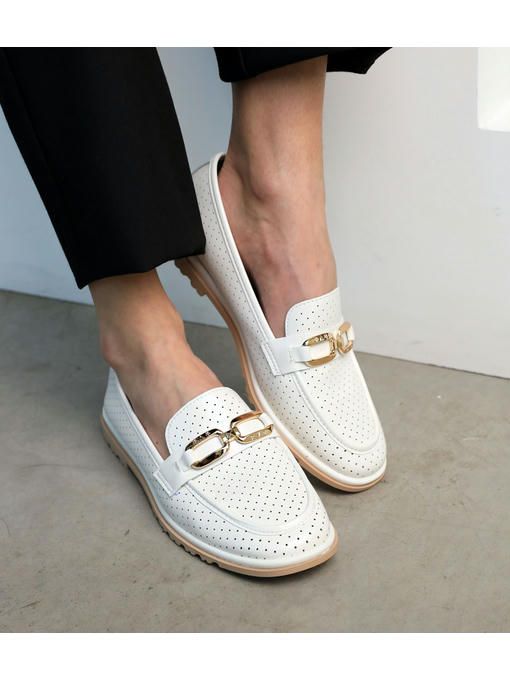 Лоферы Белые — изображение 2