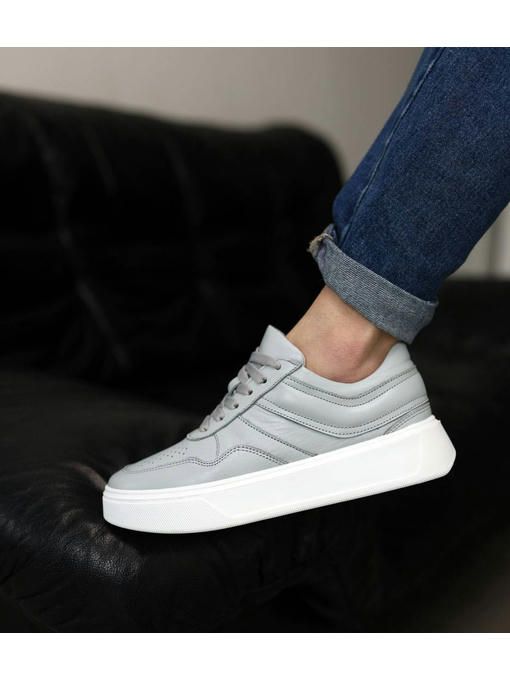 Кеды Серые белые — изображение 3