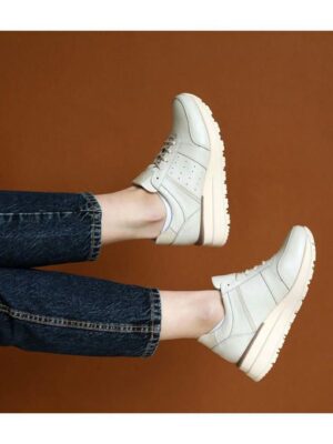 Кроссовки Бежевые