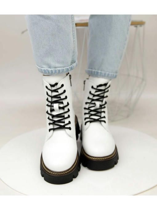 Ботинки Белые черные — изображение 3
