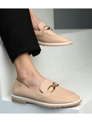 Лоферы Бежевые