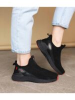 Кроссовки Черные красные