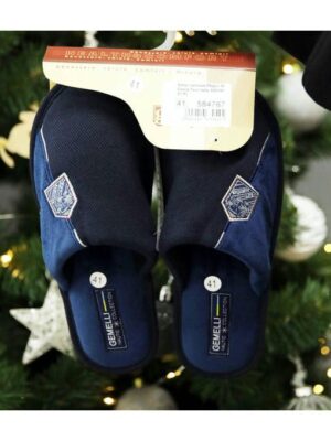 Домашние тапочки Синие