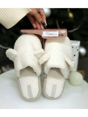 Домашние тапочки Белые