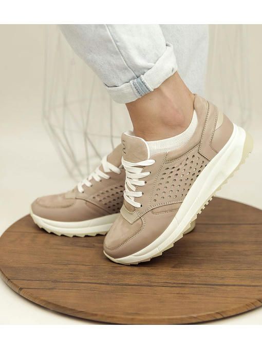 Кроссовки Бежевые — изображение 3