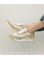 Кроссовки Бежевые