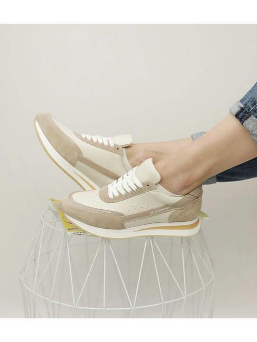 Кроссовки Бежевые