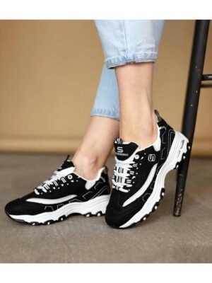 Кроссовки Черные белые