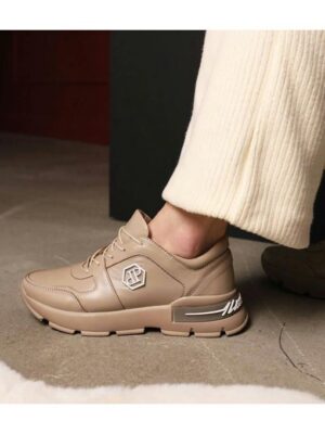 Кроссовки Бежевые