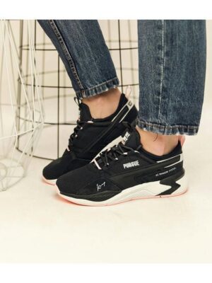 Кроссовки Серые розовые