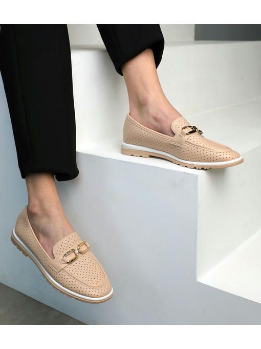 Лоферы Бежевые — изображение 7