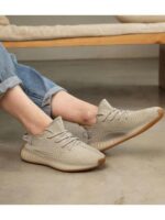 Кроссовки Бежевые