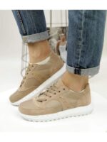 Кроссовки Бежевые