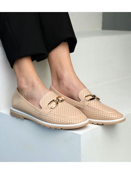 Лоферы Бежевые — изображение 8