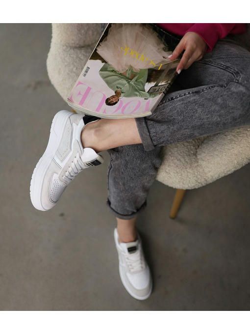 Кроссовки Белые серые — изображение 4