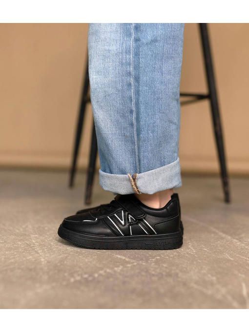 Детская обувь кеды Черные — изображение 3