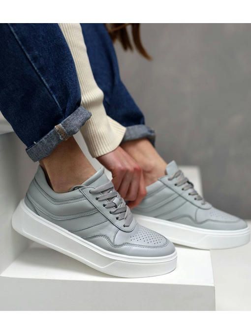 Кеды Серые белые