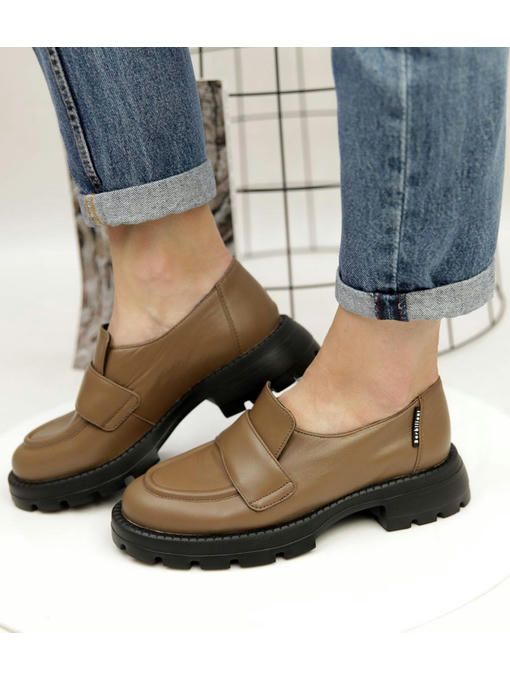 Туфли Лоферы Коричневые — изображение 2