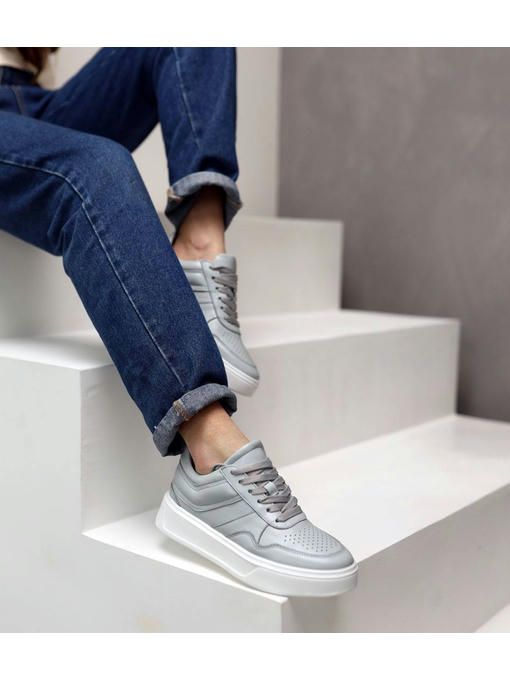 Кеды Серые белые — изображение 8