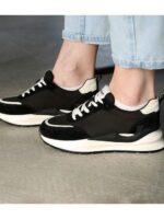 Кроссовки Черные белые