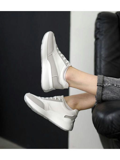 Кроссовки Белые серые — изображение 4