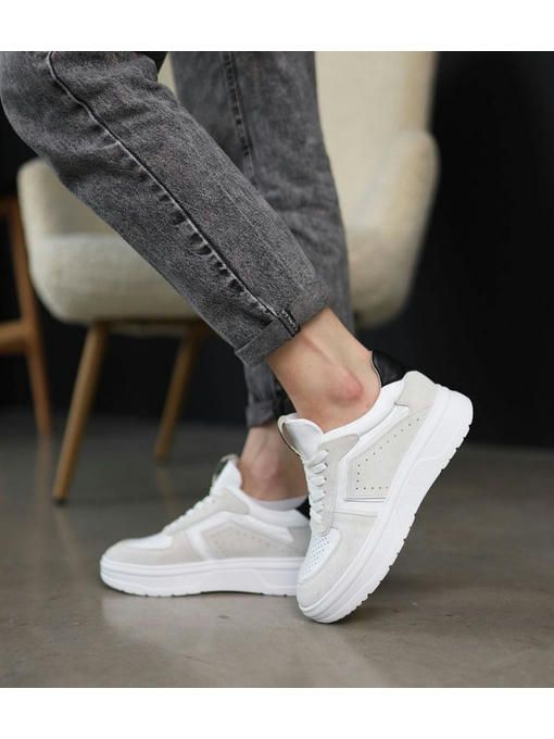 Кроссовки Белые серые — изображение 2