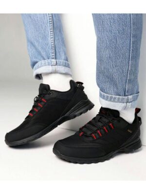 Термокроссовки Черные красные