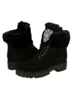 Ботинки замшевые