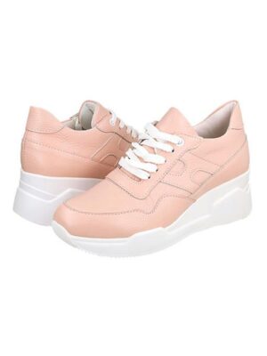 Кроссовки кожаные